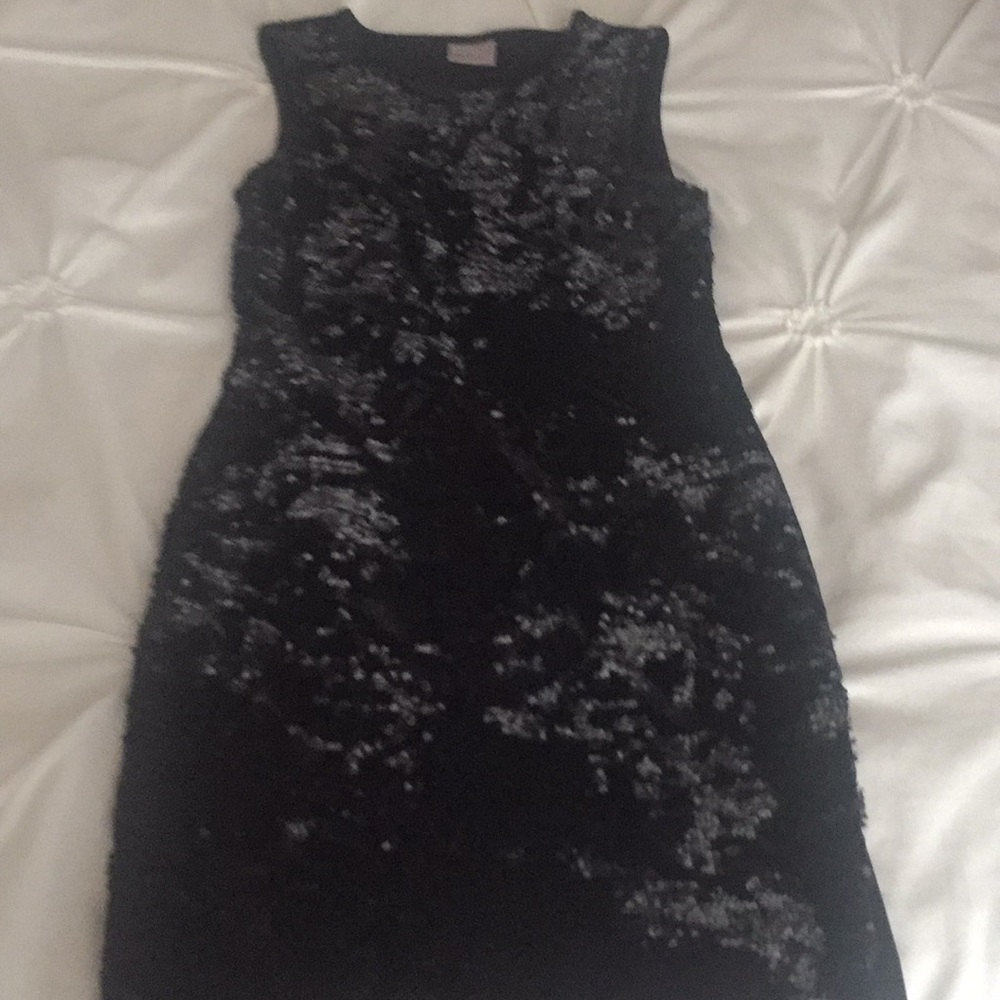 Black sparkly mini dress